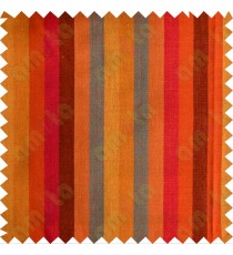 Orange red yellow purple maroon turquoise stripes main cotton curtain designs